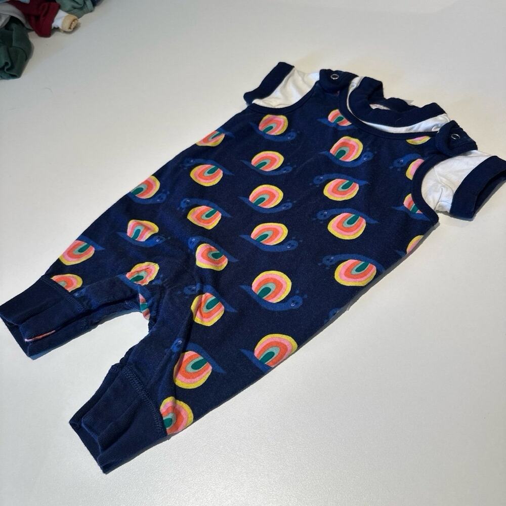 Rainbow Snail Hanna Andersson Overall Set